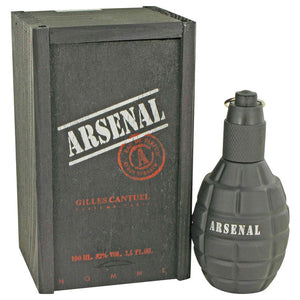 Arsenal Black Cologne By Gilles Cantuel Eau De Parfum Spray