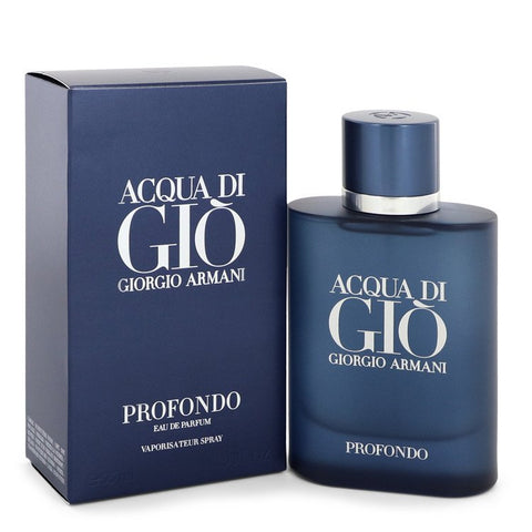 Image of Acqua Di Gio Profondo Eau De Parfum Spray By Giorgio Armani For Men