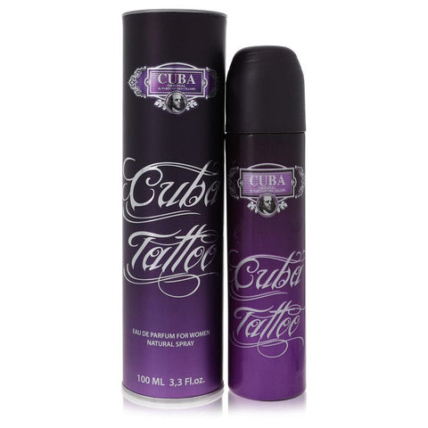 Image of Cuba Tattoo Eau De Parfum Spray By Fragluxe For Women