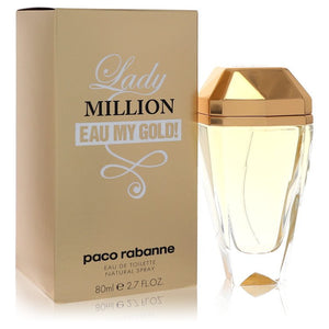 Lady Million Eau My Gold Perfume By Paco Rabanne Eau De Toilette Spray