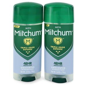 Mitchum Unscented Anti-perspirant & Deodorant Gel Twin Pack Includes 2 Unscented Triple Odor Defense Anti-Perspirant & deodorant Gel By Mitchum For Men