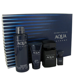 Perry Ellis Aqua Extreme Gift Set By Perry Ellis For Men