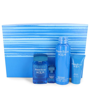 Perry Ellis Aqua Gift Set By Perry Ellis For Men