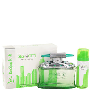 Sex In The City Kiss Eau De Parfum Spray + Free 1.7 oz Deodorant Spray By Unknown For Women