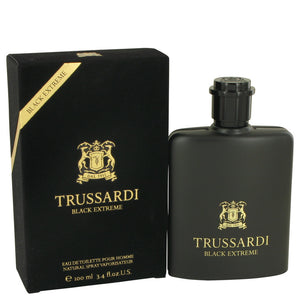 Trussardi Black Extreme Eau De Toilette Spray By Trussardi For Men