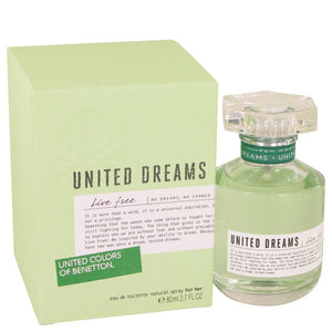 United Dreams Live Free Eau De Toilette Spray By Benetton For Women